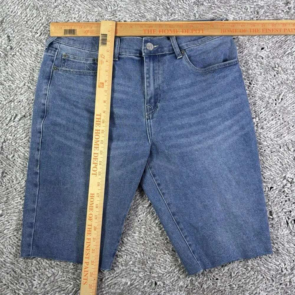 True Religion Ricky Relaxed Straight Shorts Lot Of Two Mens 34 Stretch Denim